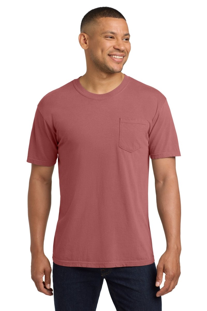 COMFORT COLORS ® Heavyweight Ring Spun Pocket Tee. 6030 - Comfort Colors 6030 Crimson S Short Sleeve T-Shirts