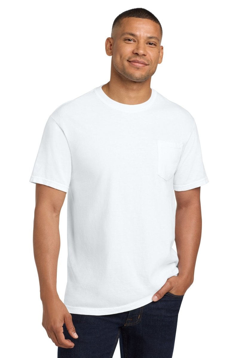 COMFORT COLORS ® Heavyweight Ring Spun Pocket Tee. 6030 - Comfort Colors 6030 Pepper S Short Sleeve T-Shirts
