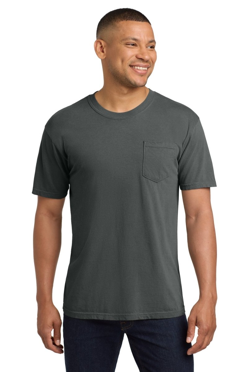 COMFORT COLORS ® Heavyweight Ring Spun Pocket Tee. 6030 - Comfort Colors 6030 Pepper S Short Sleeve T-Shirts