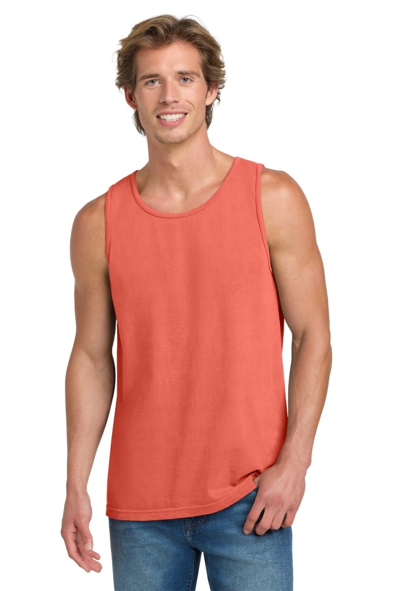 COMFORT COLORS ® Heavyweight Ring Spun Tank Top. 9360 - Comfort Colors 9360 Bright Salmon S Tank Top