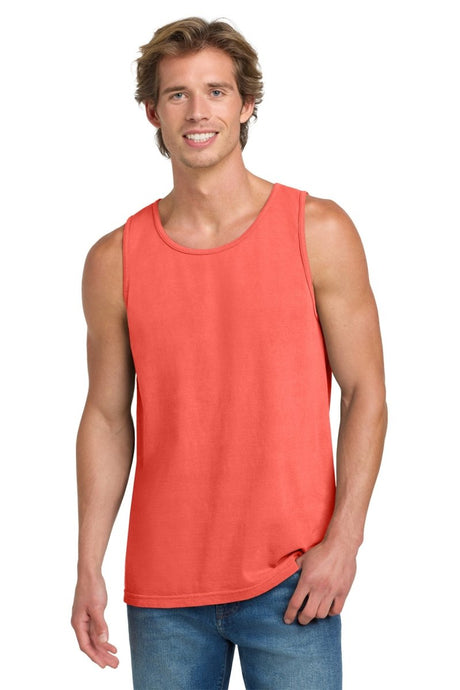 COMFORT COLORS ® Heavyweight Ring Spun Tank Top. 9360 - Comfort Colors 9360 Neon Red Orange XS Tank Top