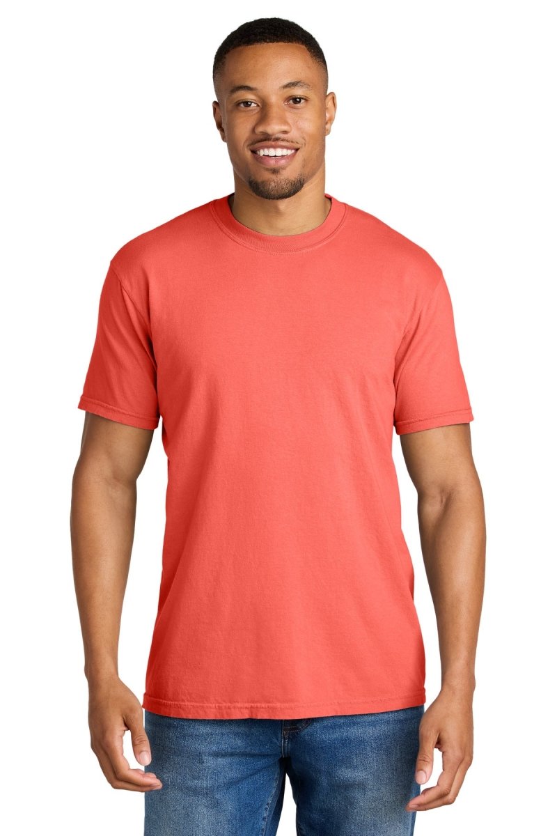 COMFORT COLORS ® Heavyweight Ring Spun Tee. 1717 - Comfort Colors 1717 Melon S Short Sleeve T-Shirts
