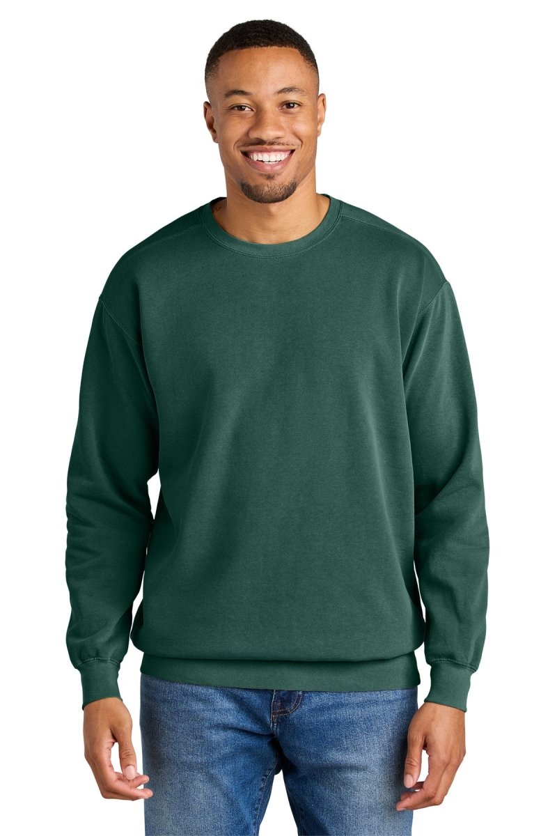 COMFORT COLORS ® Ring Spun Crewneck Sweatshirt. 1566 - Comfort Colors 1566 Blue Spruce S Crewneck Sweatshirts
