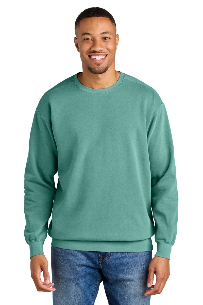 COMFORT COLORS ® Ring Spun Crewneck Sweatshirt. 1566 - Comfort Colors 1566 Seafoam S Crewneck Sweatshirts