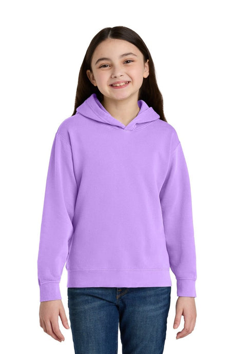 Comfort Colors ® Youth Lightweight Hooded Sweatshirt 1467Y - Comfort Colors 1467Y Neon Violet XS Sweatshirts