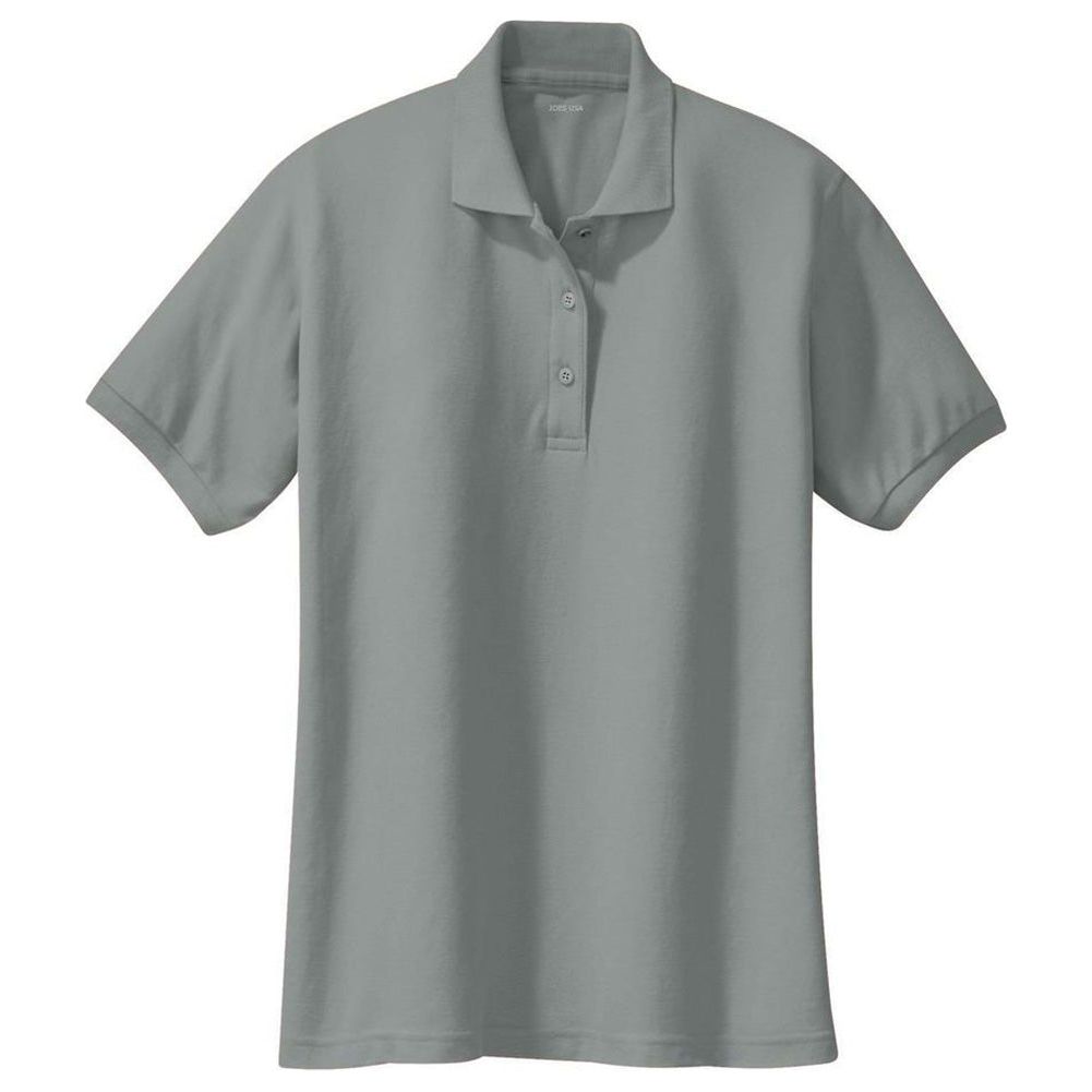 Ladies Silk Touch Polo Polos/Knits Joe's USA Cool Grey