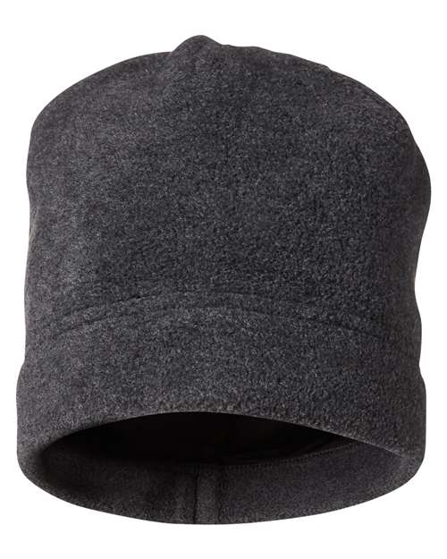 CORE365 Journey Fleece Beanie - CORE365 CE901 Heather Charcoal One Size