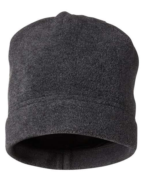 CORE365 Journey Fleece Beanie - CORE365 CE901 Heather Charcoal One Size