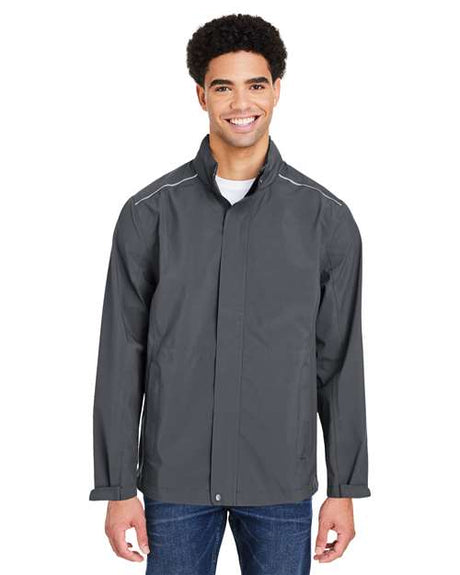 CORE365 Men's Barrier Rain Jacket - CORE365 CE712 Carbon S