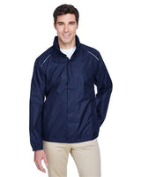 CORE365 Men's Climate Seam Sealed Lightweight Variegated Ripstop Jacket - CORE365 88185 Black S