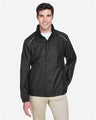 CORE365 Men's Climate Seam Sealed Lightweight Variegated Ripstop Jacket - CORE365 88185 Black S