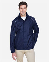 CORE365 Men's Climate Seam Sealed Lightweight Variegated Ripstop Jacket - CORE365 88185 Classic Navy M