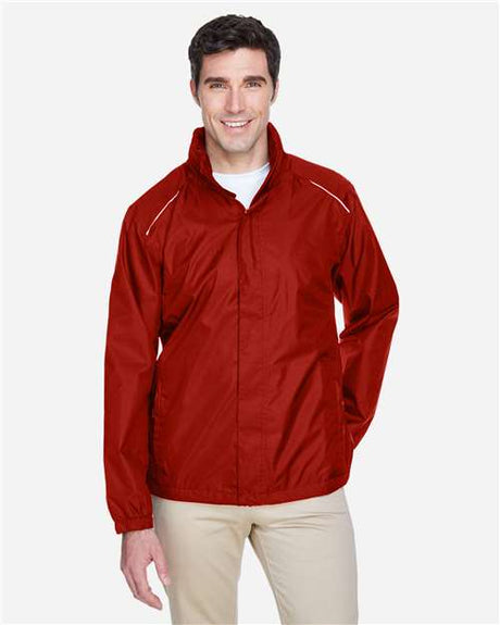 CORE365 Men's Climate Seam Sealed Lightweight Variegated Ripstop Jacket - CORE365 88185 Classic Red XL