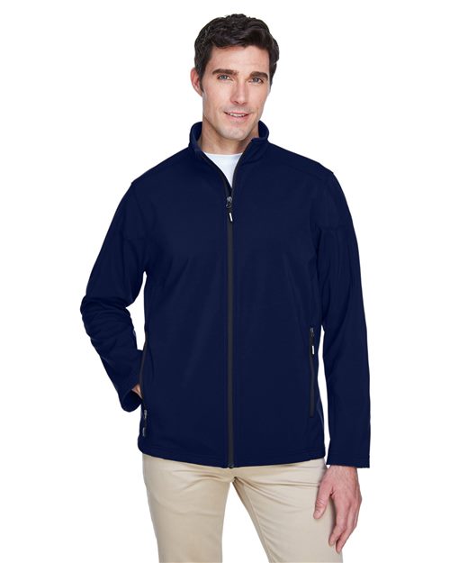 CORE365 Men's Cruise Two - Layer Fleece Bonded Soft Shell Jacket - CORE365 88184 Black XS