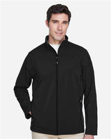 CORE365 Men's Cruise Two - Layer Fleece Bonded Soft Shell Jacket - CORE365 88184 Black XS