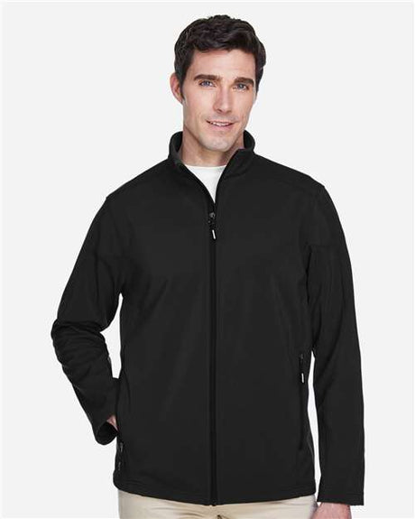 CORE365 Men's Cruise Two - Layer Fleece Bonded Soft Shell Jacket - CORE365 88184 Black XS