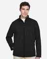 CORE365 Men's Cruise Two - Layer Fleece Bonded Soft Shell Jacket - CORE365 88184 Black XS