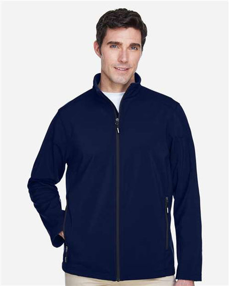 CORE365 Men's Cruise Two - Layer Fleece Bonded Soft Shell Jacket - CORE365 88184 Classic Navy XS