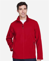 CORE365 Men's Cruise Two - Layer Fleece Bonded Soft Shell Jacket - CORE365 88184 Classic Red 4XL