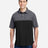 CORE365 Men's Fusion ChromaSoft™ Colorblock Polo - CORE365 CE112C Black/ Carbon Heather S