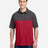 CORE365 Men's Fusion ChromaSoft™ Colorblock Polo - CORE365 CE112C Classic Red/ Carbon Heather S