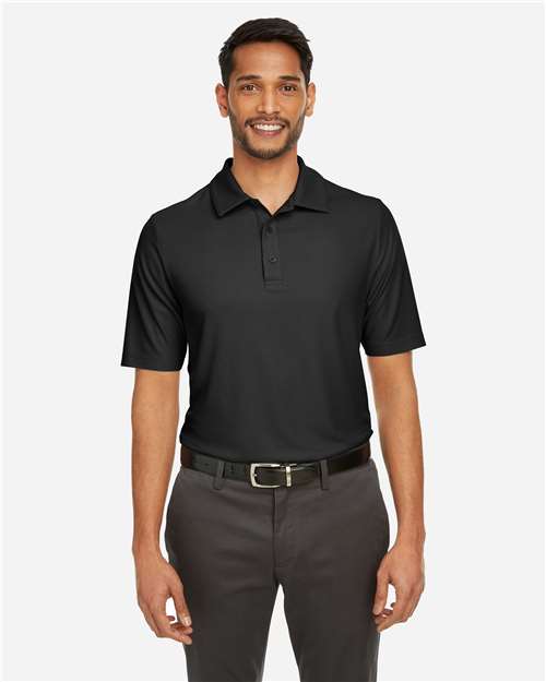 CORE365 Men's Fusion ChromaSoft™ Pique Polo - CORE365 CE112 Black S