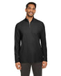 CORE365 Men's Fusion ChromaSoft™ Pique Quarter - Zip Pullover - CORE365 CE405 Black S
