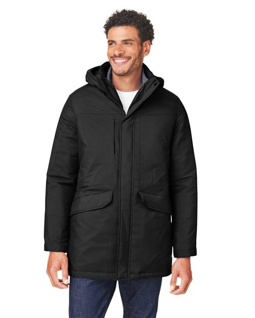 CORE365 Men's Inspire 3 - in - 1 Jacket with Insulated Liner - CORE365 CE725 Black/ Carbon S
