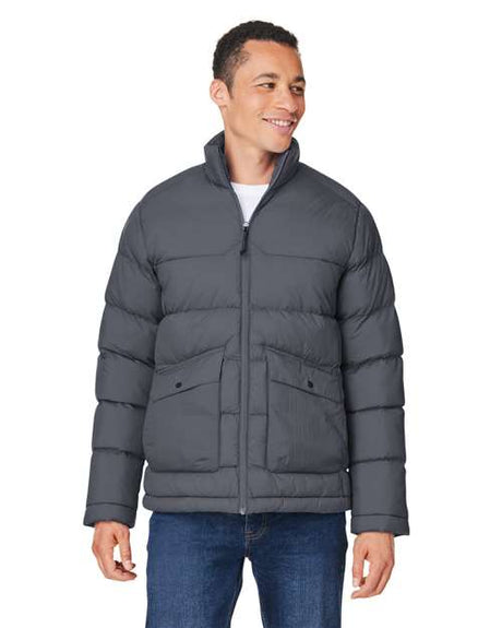 CORE365 Men's Inspire Puffer Jacket - CORE365 CE720 Carbon S