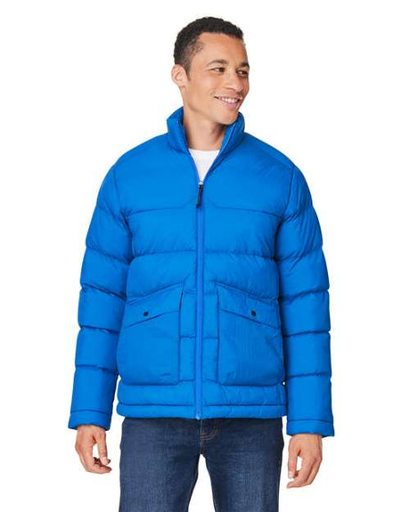CORE365 Men's Inspire Puffer Jacket - CORE365 CE720 True Royal S