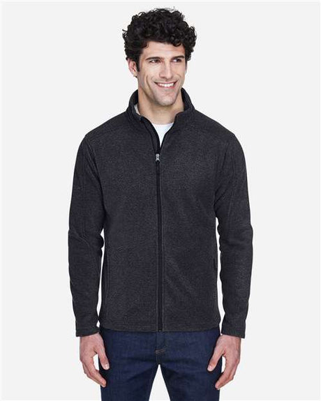 CORE365 Men's Journey Fleece Jacket - CORE365 88190 Heather Charcoal S