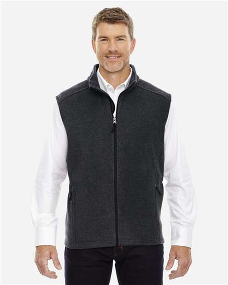 CORE365 Men's Journey Fleece Vest - CORE365 88191 Heather Charcoal S