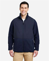 CORE365 Men's Journey Summit Hybrid Full - Zip - CORE365 CE890 Classic Navy/ Classic Navy 5XL