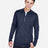 CORE365 Men's Kinetic Performance Quarter - Zip Pullover - CORE365 CE401 Classic Navy Heather/ Carbon S