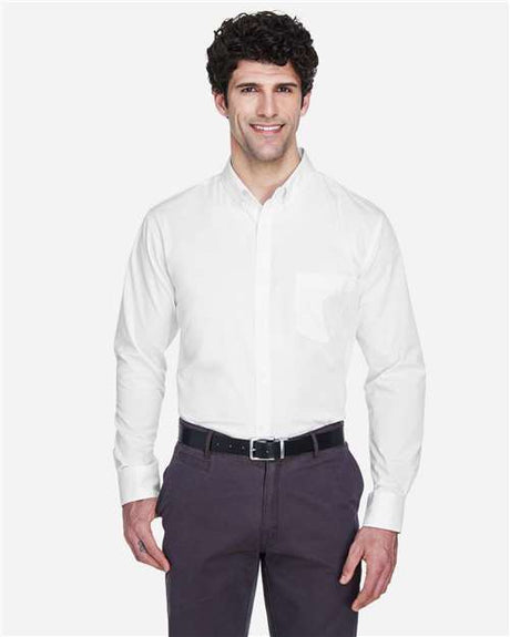 CORE365 Men's Operate Twill Dress Shirt - CORE365 88193 White S