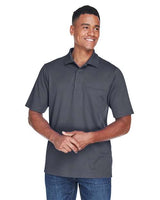 CORE365 Men's Origin Performance Piqué Polo with Pocket - CORE365 88181P Carbon S
