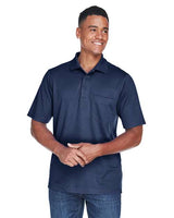 CORE365 Men's Origin Performance Piqué Polo with Pocket - CORE365 88181P Classic Navy S
