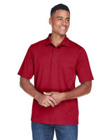 CORE365 Men's Origin Performance Piqué Polo with Pocket - CORE365 88181P Classic Red S