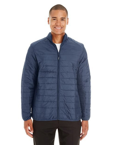 CORE365 Men's Prevail Packable Puffer Jacket - CORE365 CE700 Black S