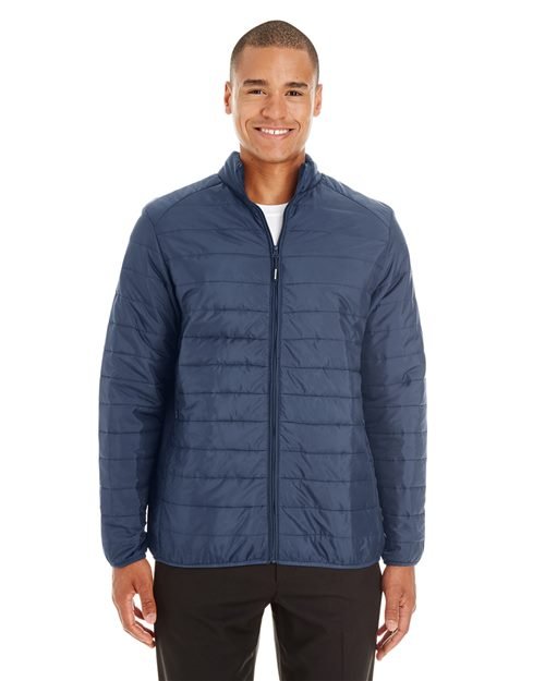CORE365 Men's Prevail Packable Puffer Jacket - CORE365 CE700 Black S
