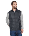 CORE365 Men's Prevail Packable Puffer Vest - CORE365 CE702 Carbon S