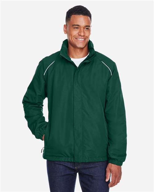 CORE365 Men's Profile Fleece - Lined All - Season Jacket - CORE365 88224 Forest 3XL