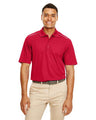 CORE365 Men's Radiant Performance Piqué Polo with Reflective Piping - CORE365 88181R Classic Red S