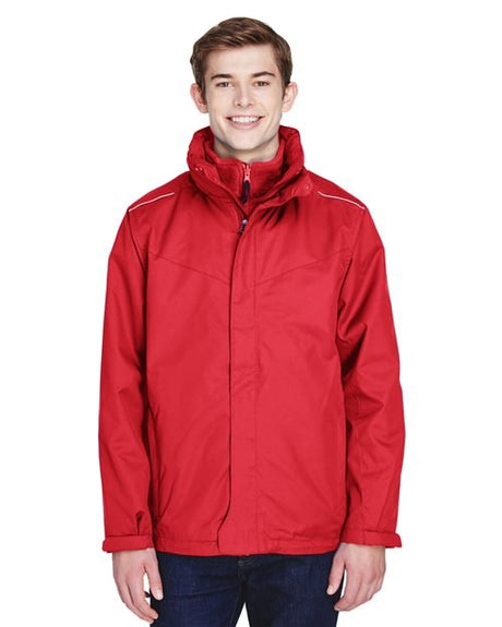 CORE365 Men's Region 3 - in - 1 Jacket with Fleece Liner - CORE365 88205 Black S
