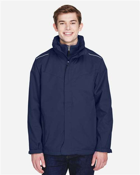 CORE365 Men's Region 3 - in - 1 Jacket with Fleece Liner - CORE365 88205 Classic Navy S
