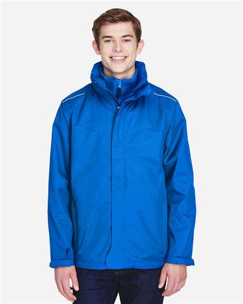 CORE365 Men's Region 3 - in - 1 Jacket with Fleece Liner - CORE365 88205 True Royal S