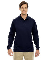 CORE365 Men's Tall Pinnacle Performance Long Sleeve Piqué Polo - CORE365 88192T Classic Navy LT