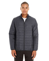 CORE365 Men's Tall Prevail Packable Puffer - CORE365 CE700T Carbon LT
