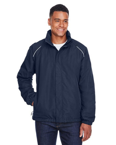CORE365 Men's Tall Profile Fleece - Lined All - Season Jacket - CORE365 88224T Black LT