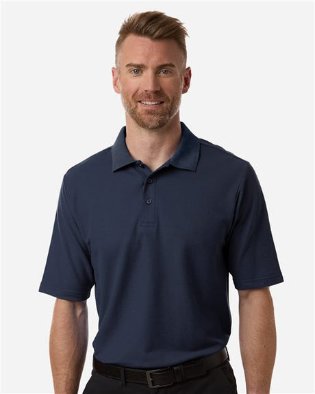 CORE365 Men's Tall Resolve CVC Performance Pique Polo - CORE365 CE106T Black LT